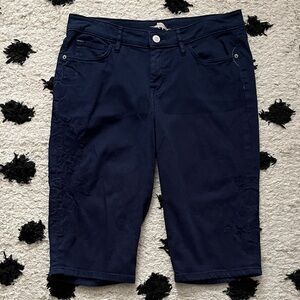 Tommy Bahamas size 28 Navy Blue Embroidered Bermuda Shorts